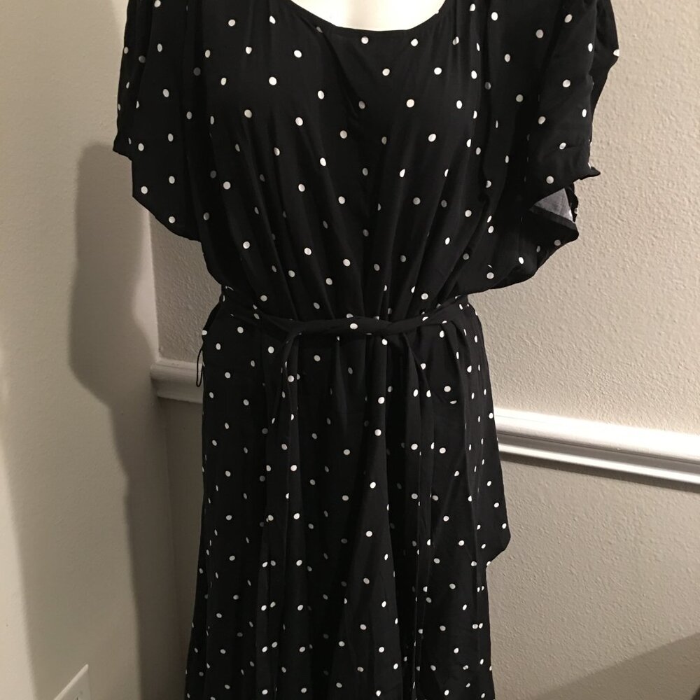 The Loft 1X Polka Dot Dress - So gorgeous Fits Up to 50 Bust NW  Car1 box - Picture 2 of 3